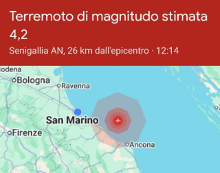 Scossa di terremoto, il sindaco di Fano apre il Coc in via precauzionale